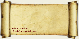 Jana Borčić vizit kartica